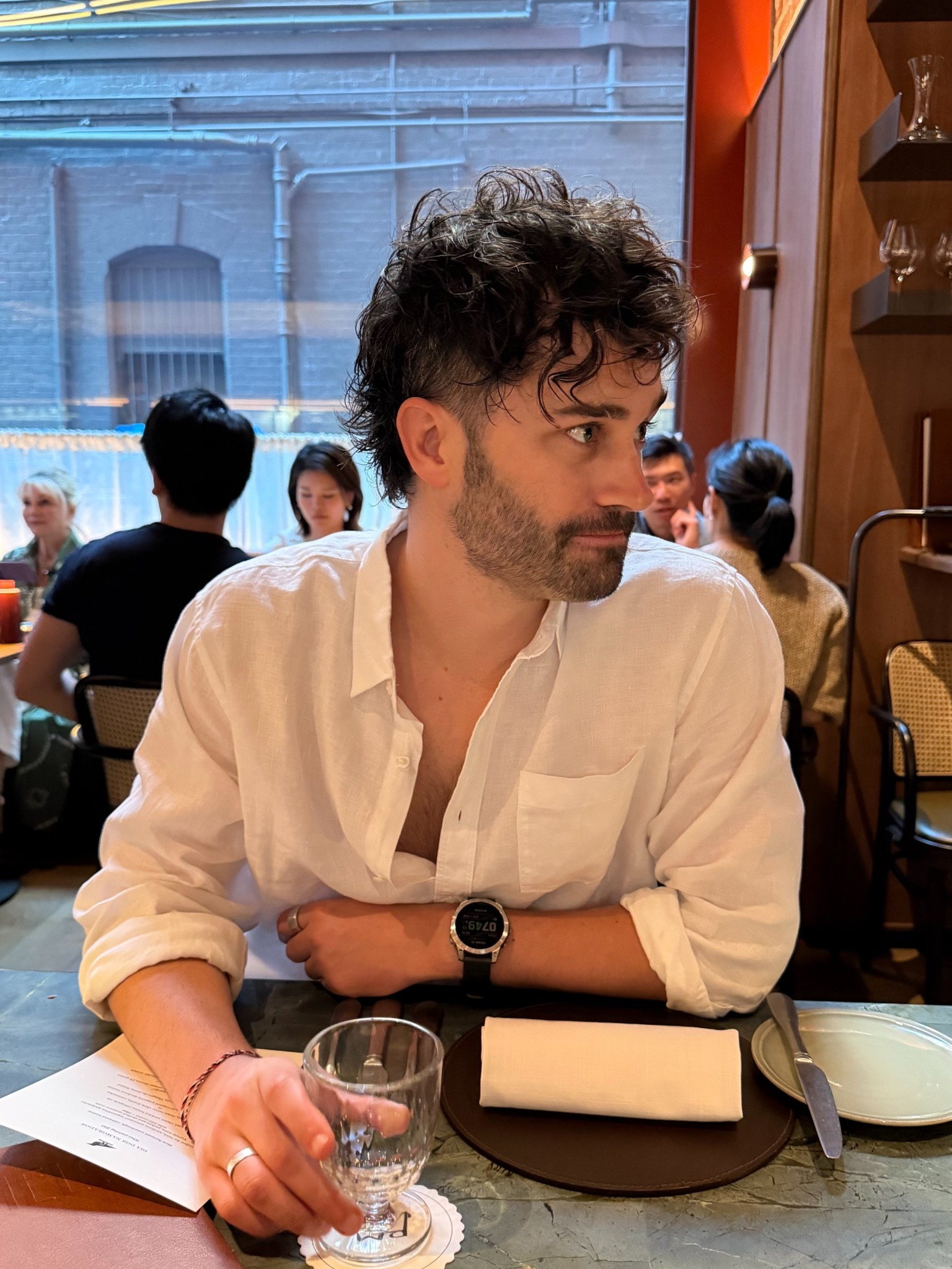 Classic white linen shirt 😍