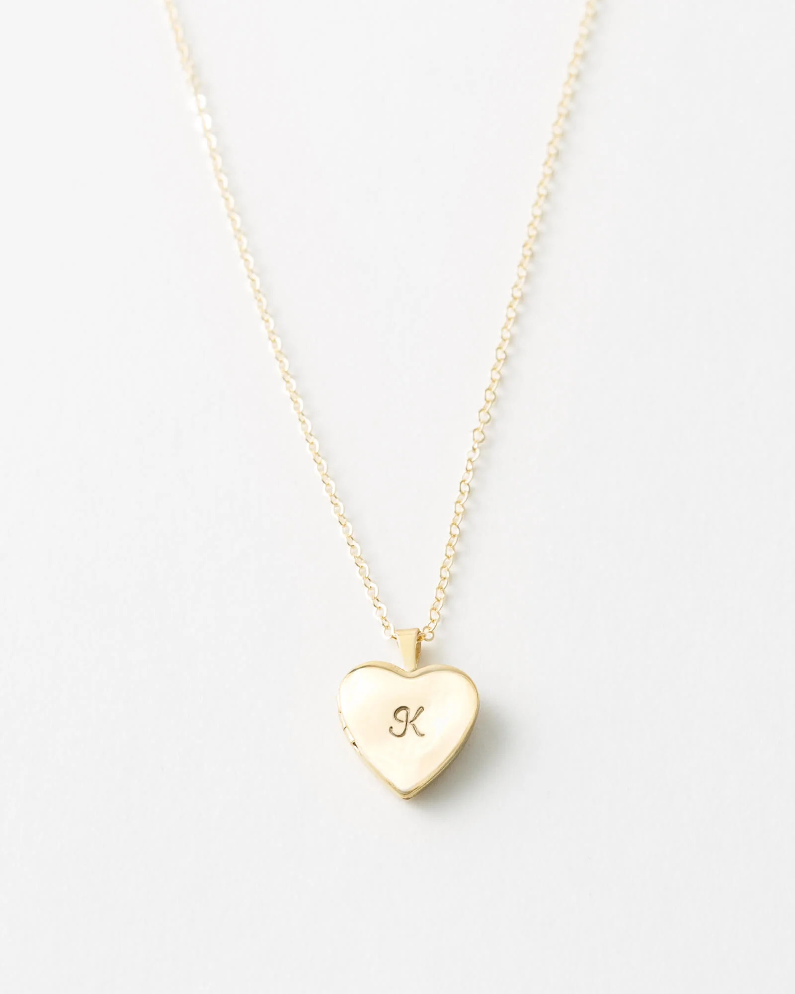 Micro Heart Locket Necklace | GLDN