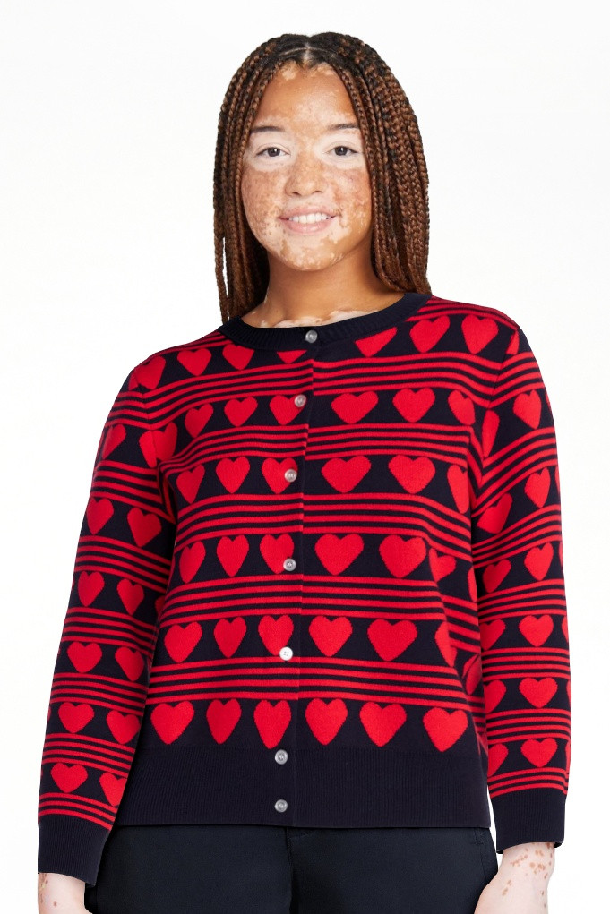 Free Assembly Women's and Women's Plus Solid, Stripe, & Print Classic Cozy Yarn Cardigan Sweater,... | Walmart (US)