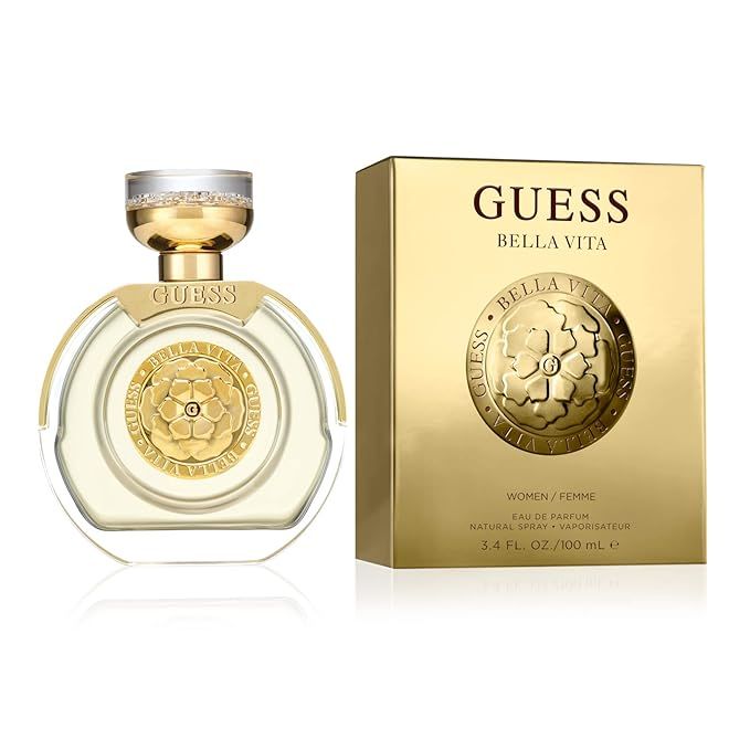 GUESS, Fragrance Bella Vita Eau De Parfum Edp Spray Perfume for Women, Gold, 3.4 Fl Oz | Amazon (US)