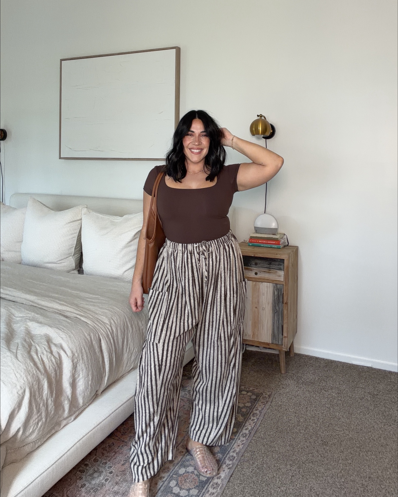 Pants M, Top L! Jacket L 

#LTKootd #LTKMidsize #LTKmomlife