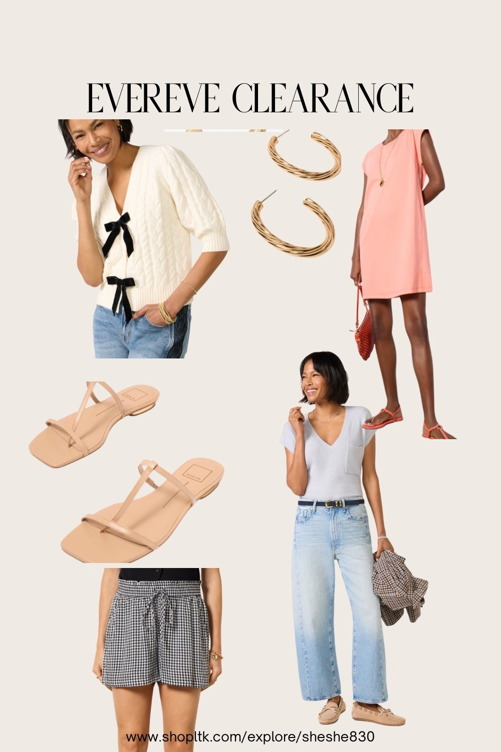 If you are looking to fill out any holes in your spring-summer wardrobe, you are going to want to shop Evereve's clearance. They have an enormous amount of fully stocked spring and summer styles. Most items are at 70% off.
Evereve clothes at Amazon/old Navy prices.

Vacation outfits, resort wear, travel outfits, spring outfits, sale, spring 2026

#LTKTravel #LTKSaleAlert #LTKSeasonal