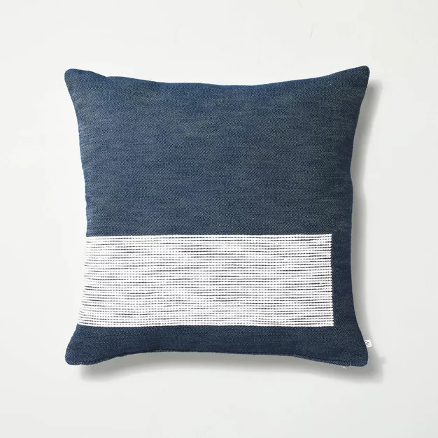 Blocked Stripe Throw Pillow with Zipper - Hearth & Hand™ with Magnolia | Target