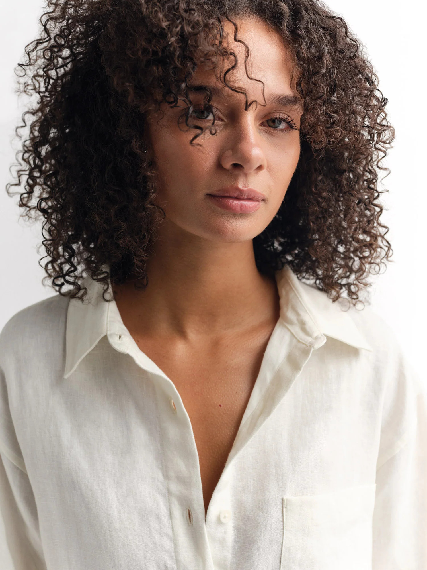 Organic Linen Oversized Button Down | MATE The Label