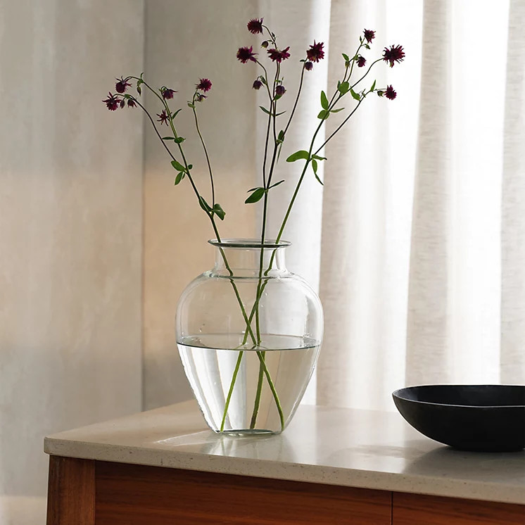 The White Company Witton Vase, Clear, Size: One Size | The White Company UK & ROW