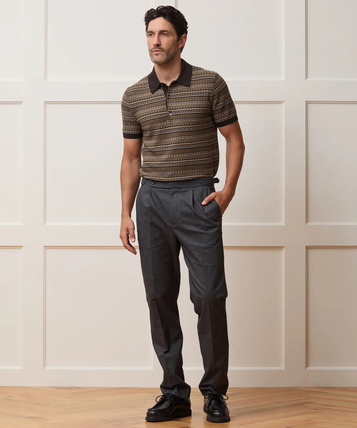 Silk-Cotton Sweater Polo | Todd Snyder