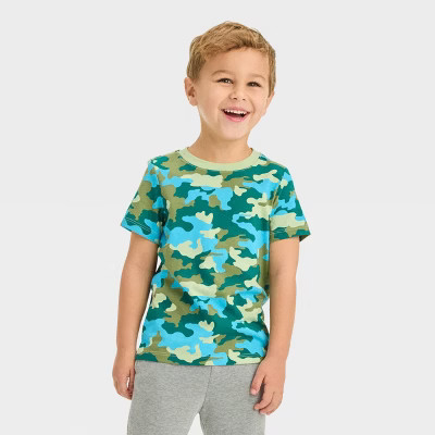 Toddler Boys' Short Sleeve Jersey Knit T-Shirt - Cat & Jack™ | Target
