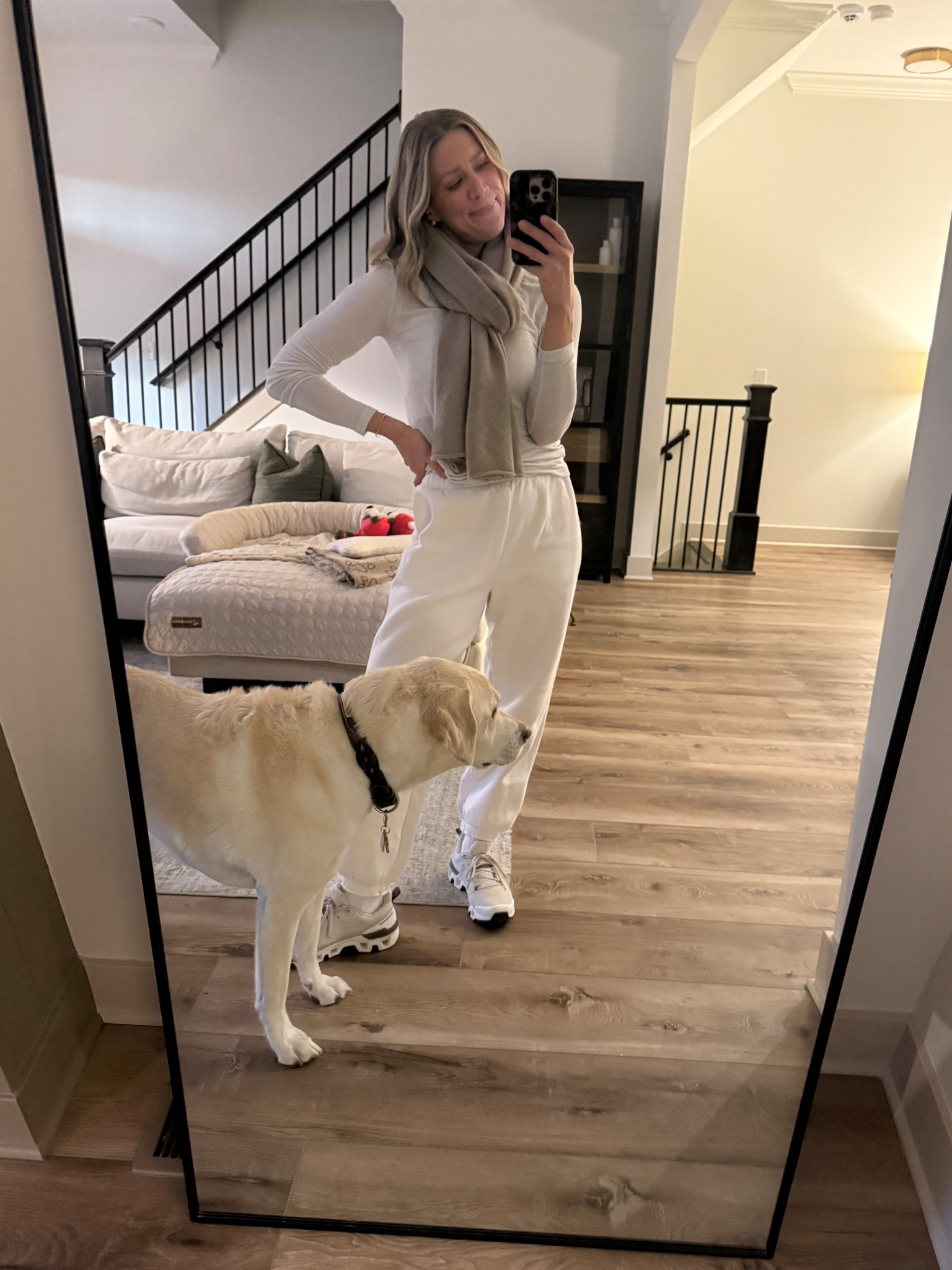 Walk fit, wearing XS joggers, small cashmere blend top (heat tech), sneakers tts

#LTKFindsUnder100 #LTKOver40 #LTKFindsUnder50