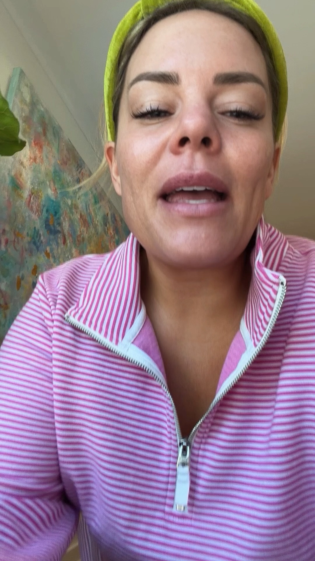 Spring set stripes casual outfit idea 