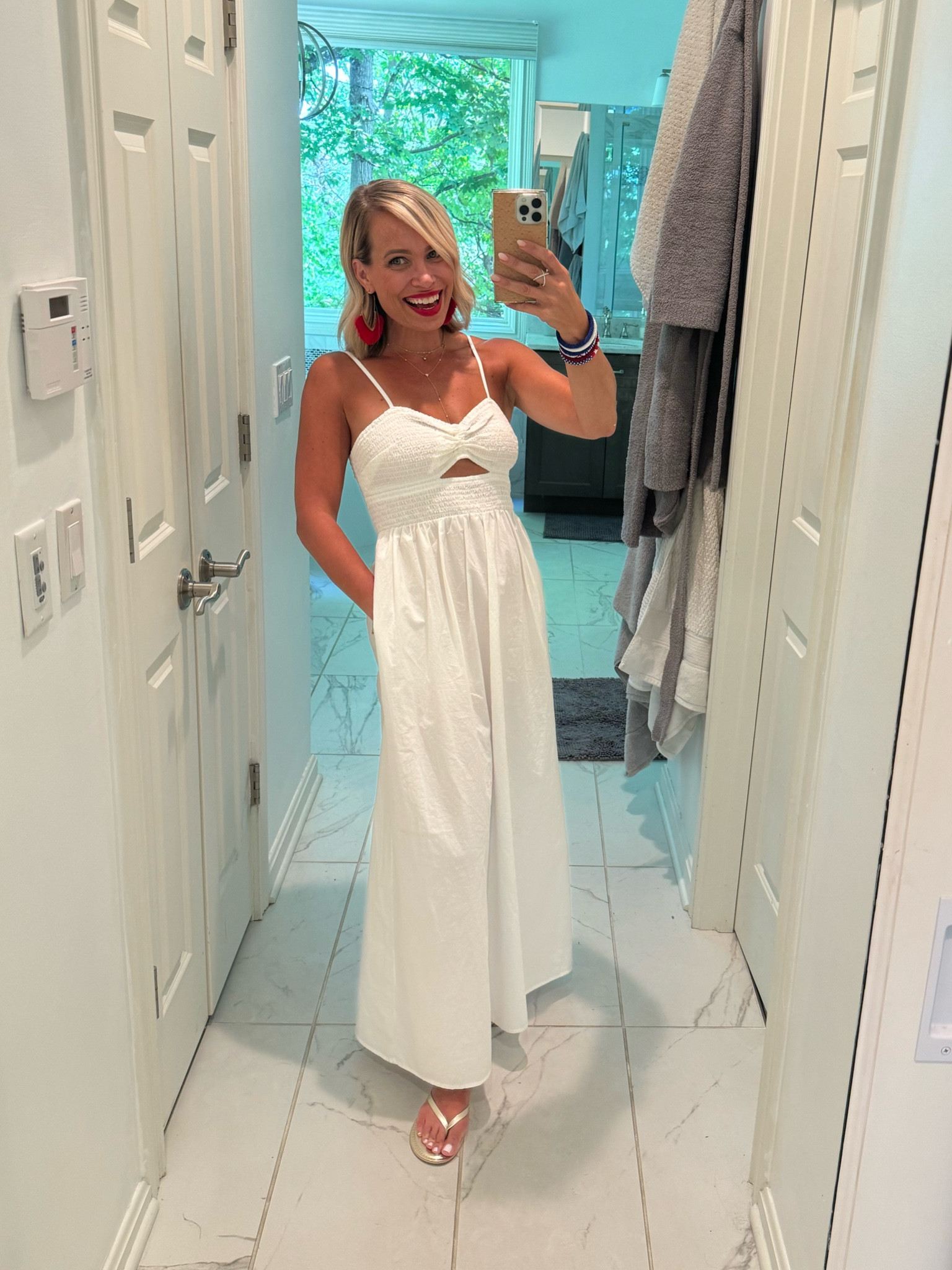Comfy, cute and flattering…the perfect white summer dress!! 

#LTKFindsUnder50 #LTKOver40