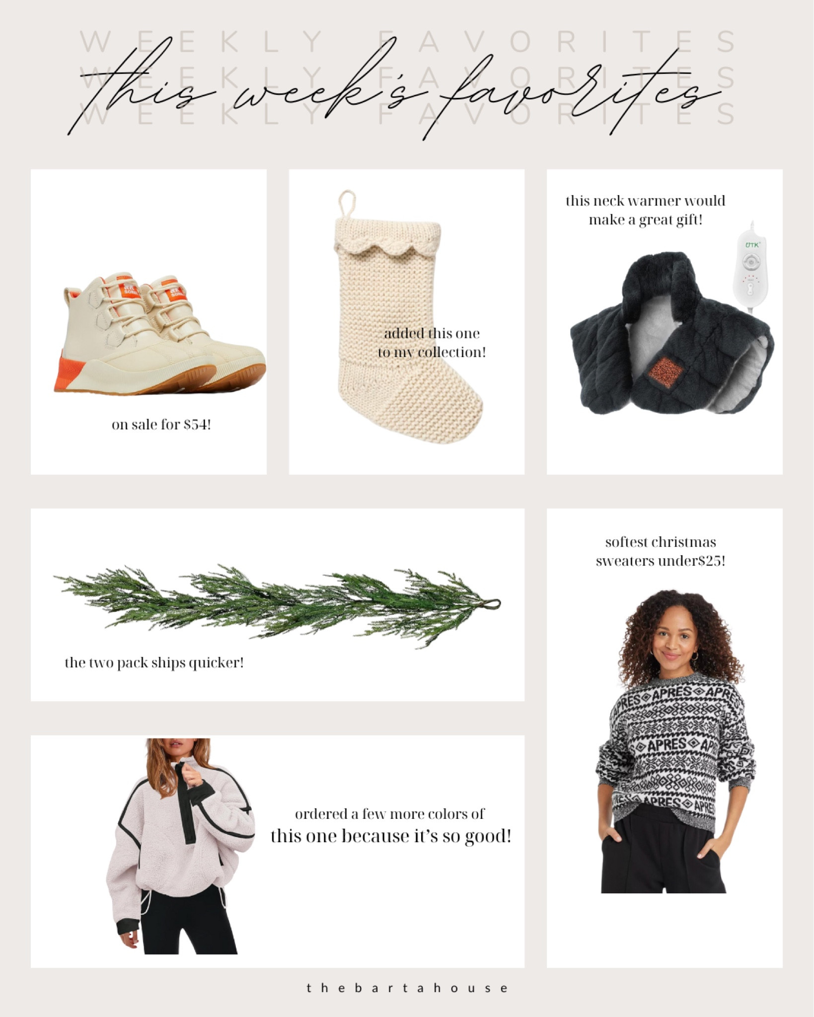 Weekly favorites over at the Barta House 🤍

#LTKHome #LTKGiftGuide #LTKHoliday