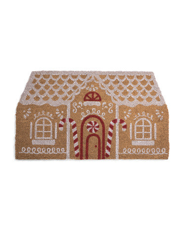 20x34 Coir Gingerbread House Doormat | TJ Maxx