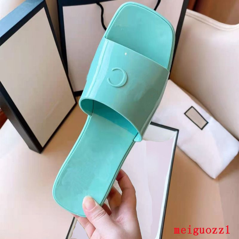 2021 Brand Woman Slipper Top Quality Designer Lady Sandals Summer Fashion Jelly Slide High Heel S... | DHGate
