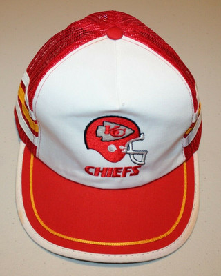 Vintage 80's Kansas City Chiefs NFL Ted Fletcher Snapback Trucker Hat Cap Red  | eBay | eBay US