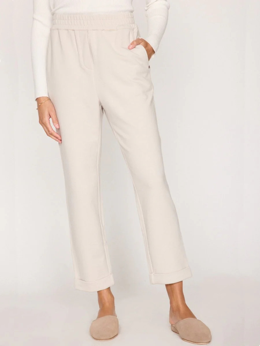 Women's Scottie Terry Pant in Oyster | Brochu Walker | Brochu Walker