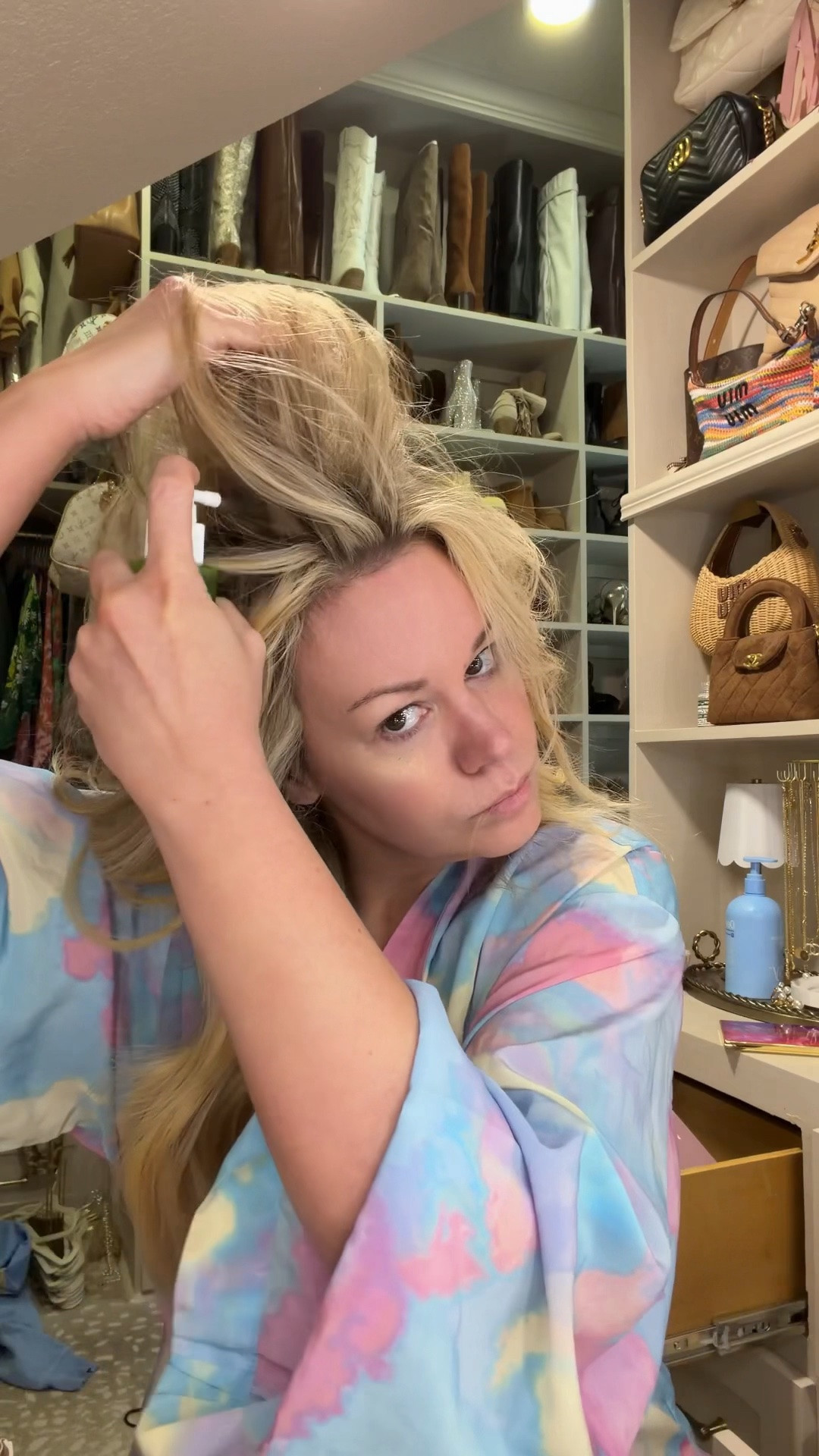 Code: MCDANIEL15 Love this hair serum spray from @terezandhonor. if I love Korean skincare I’m probably going to love Korean hair care . #ad