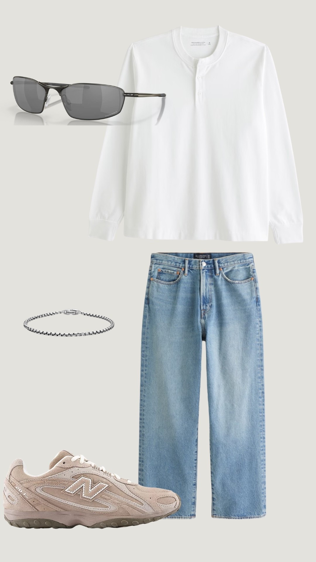 This is that relaxed, off-duty look that always hits. The light wash denim with neutral sneakers gives it that effortless vibe without trying too hard. Easy go-to for everyday wear.

#casualmenswear #offdutylook #mensfashiondaily #newbalanceoutfit #relaxedfit #streetstylemen #springoutfits #menswearinspo #simplefits #ltkunder100 #ltkstyle #dailyoutfit #menscasual #outfitideas #laidbackstyle

#LTKdayinmylife #LTKMens #LTKFestival