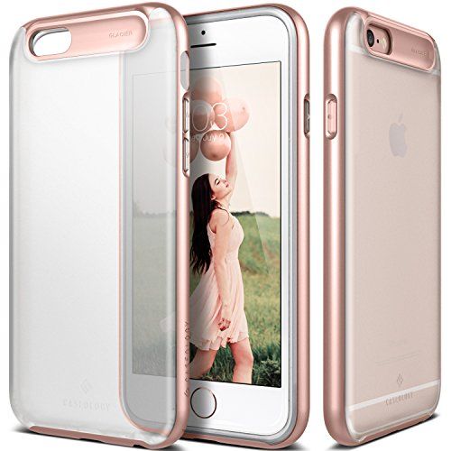 Caseology® [Glacier Series] Matte Finish Dual Layer Case [Matte Soft Touch] for iPhone 6S / 6 - Fros | Amazon (US)