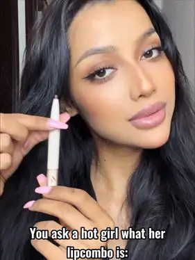 SHEGLAM Duo De Batom E Lápis Glam 101 - Caramelo Escuro 2 Em 1 Lápis De Boca Acabamento Mate De... | SHEIN