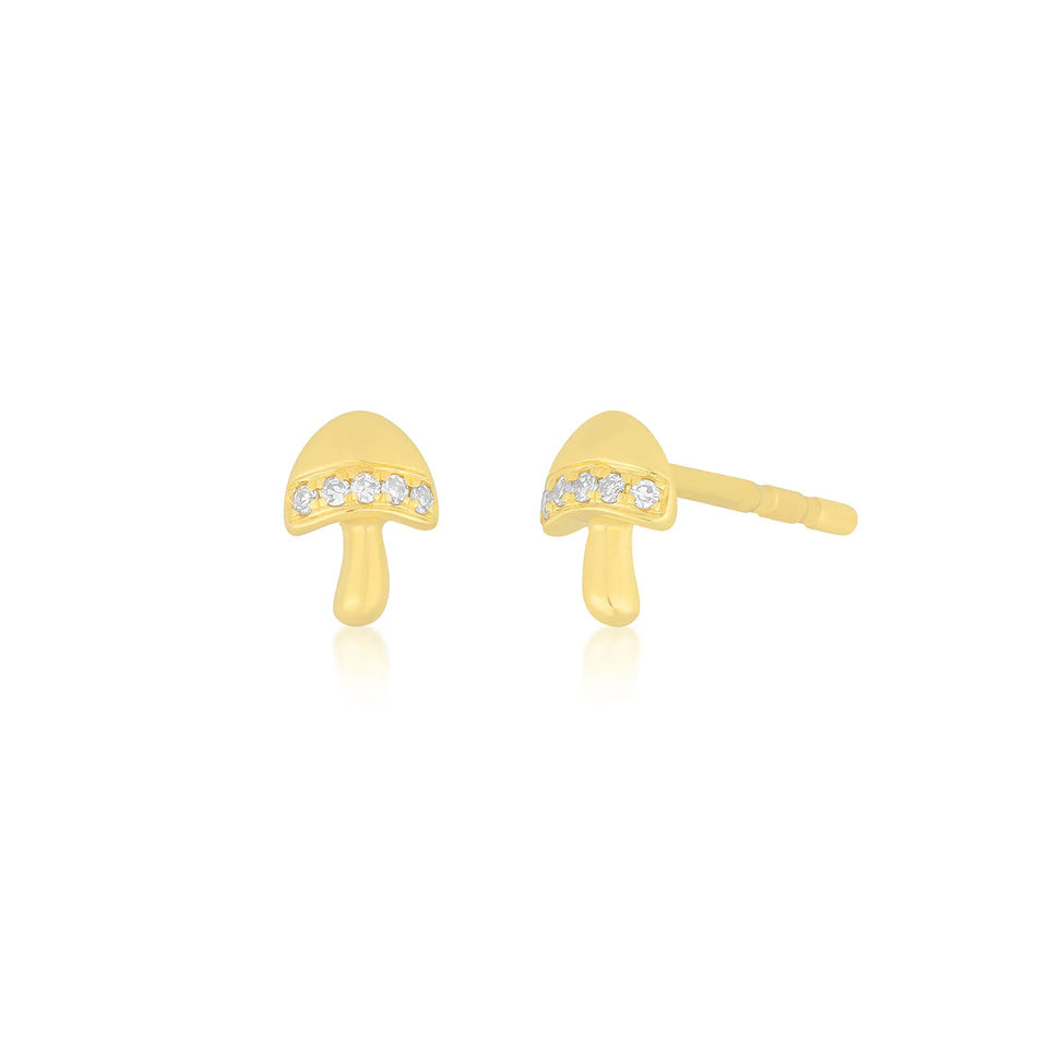 EF Collection Mini Magic Mushroom Stud Earring | House of 29