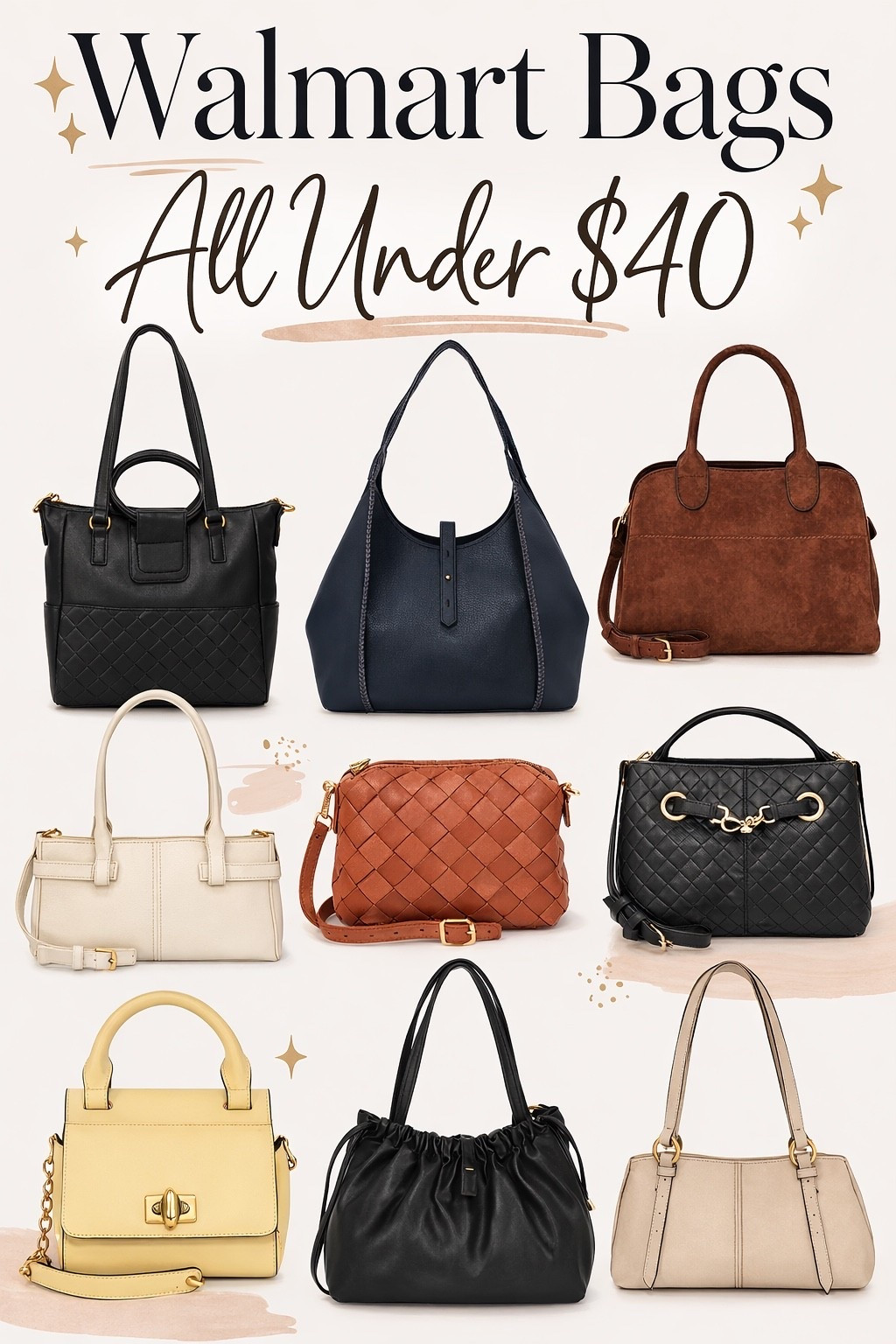 Walmart has the cutest handbags right now and they’re all under $40! 👜 These affordable purses look designer but are perfect for everyday wear. I linked them all here for easy shopping!

#WalmartFinds
#WalmartFashion
#AffordableFashion
#HandbagFinds
#LTKCreator


#LTKU #LTKOver40 #LTKSeasonal