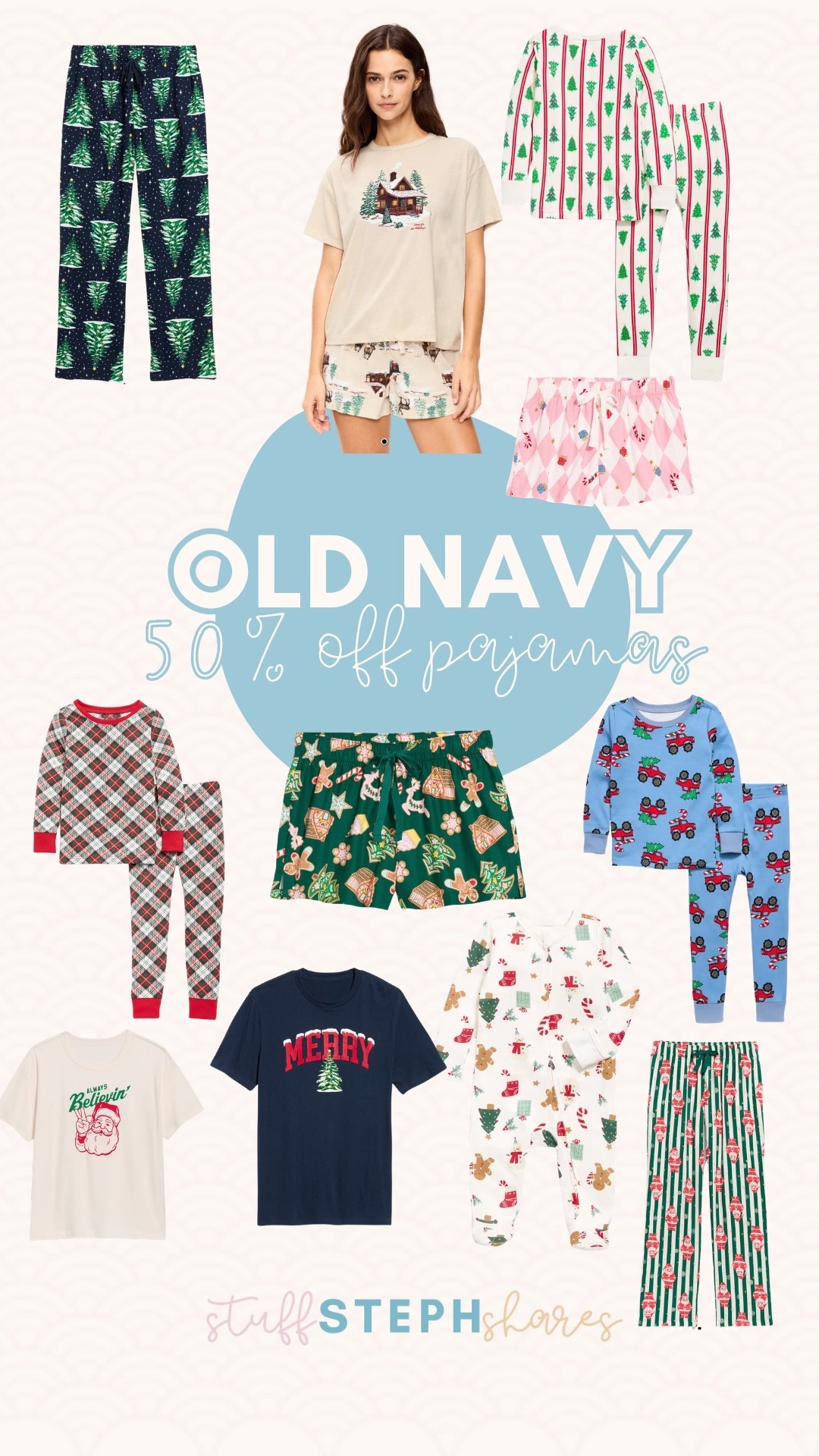 Old Navy pajamas are 50% off!! Perfect time to grab matching Christmas pajamas for your family!

#LTKSaleAlert #LTKSeasonal #LTKKids