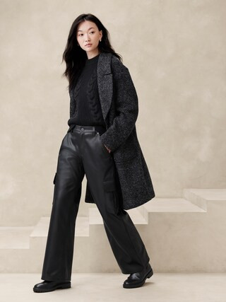 Vegan Leather Cargo Pant | Banana Republic Factory