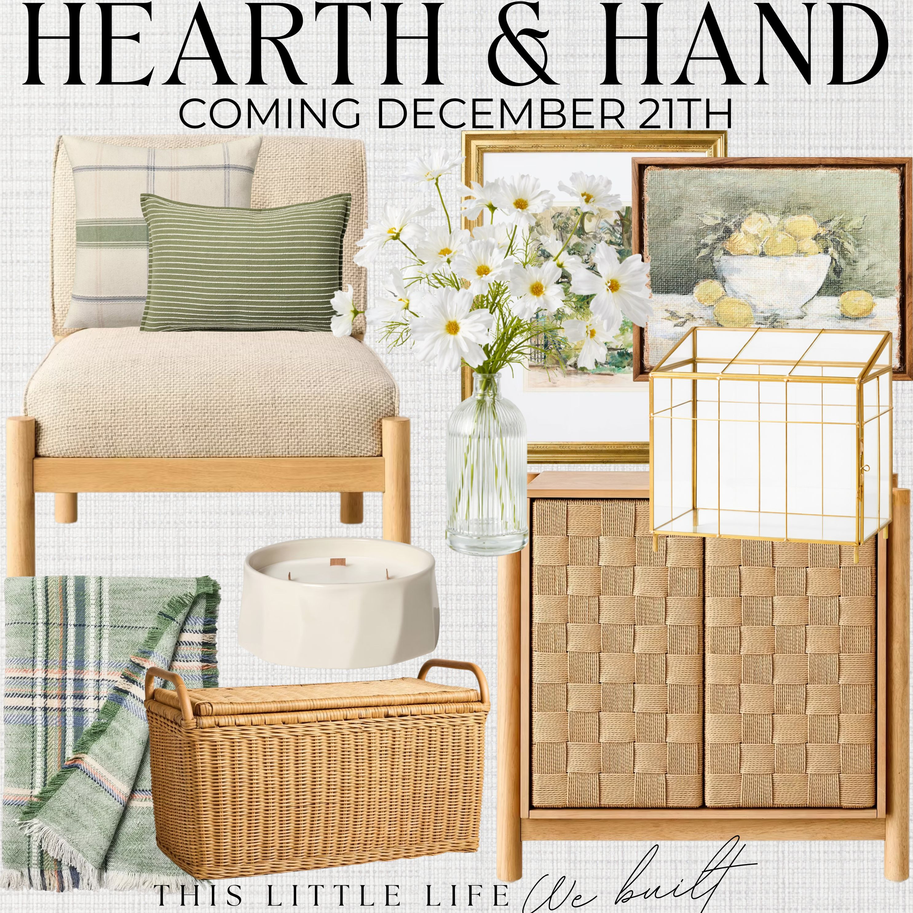 Hearth and Hand Spring Collection coming to Target on December 21th!
Hearth and Hand Home / Target Home / Spring Home / Textured Throw Pillows /  Neutral Blankets / Woven Baskets / Ceramic Vases / Textured Vases / Decorative Trays / Linen Curtains / Minimalist Wall Art / Rattan Accent Chairs / Stoneware Bowls / Neutral Area Rugs / Light Oak Furniture / Organic-Shape Mirrors / Spring Faux Greenery / Faux Florals / Marble Accent Pieces / Soft Light Rugs / Neutral Furniture / Sculptural Lighting / Pastel Decor / Reclaimed Wood Accents / Floral Pillows / Jute Rugs / Handcrafted Pottery / Linen Textures / Clean Lines & Natural Materials / Travertine Decor / Coffee Table Decor / Open Shelving Decor / Bookshelf Decor / Decorative Books / Marble Accents / Neutral Spring / Organic Modern Decor / Brass Candlestick Holders / Marble Decorative Boxes / Linen Accents / Woven Blanket Baskets / Neutral Wallpaper / Scalloped Decor / Neutral Home Furniture / Living Room Furniture / Entryway Furniture / Bedroom Furniture / Linen Sofa / Neutral Accent Chairs / White Oak Coffee Table / Arched Cabinets / Fluted Furniture /  

 #LTKSeasonal #LTKHome