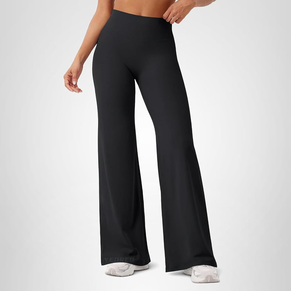YEOREO Ease Workout Leggings Womens No Front Seam Straight Leggings 29"/ 31.5"/ 33"/ 35" High Wai... | Amazon (US)