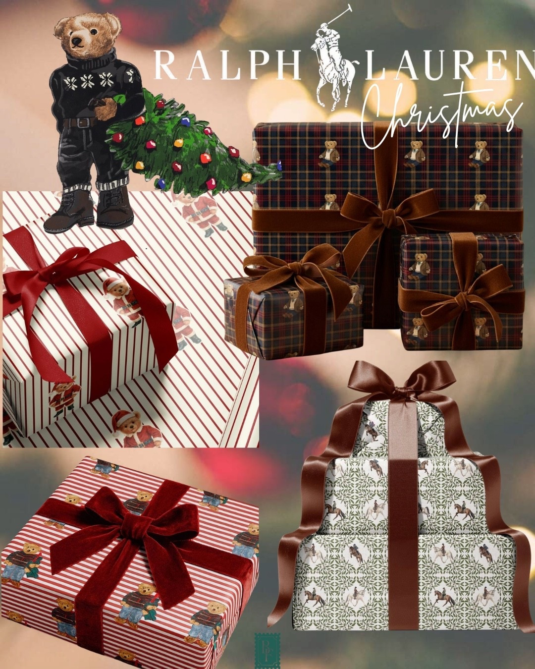 🎁✨ Ralph Lauren Christmas Magic ✨🎁

When even the wrapping paper feels like luxury. ❤️ From iconic plaid to classic Polo Bear prints, these Ralph Lauren inspired wrapping papers are giving timeless, cozy, heritage Christmas vibes...the kind that make every gift feel like it came straight out of a holiday storybook ✨

Whether you’re going full tartan, velvet ribbons, or those nostalgic bears, this is how to make presents look as good as what’s inside! 🎄🐻

Which one’s your favorite: plaid, stripes, or the winter equestrian print? ⬇️

#RalphLauren #ChristmasStyle #HolidayDecor #GiftWrapping #RalphLaurenChristmas

#LTKGiftGuide #LTKSeasonal #LTKHoliday