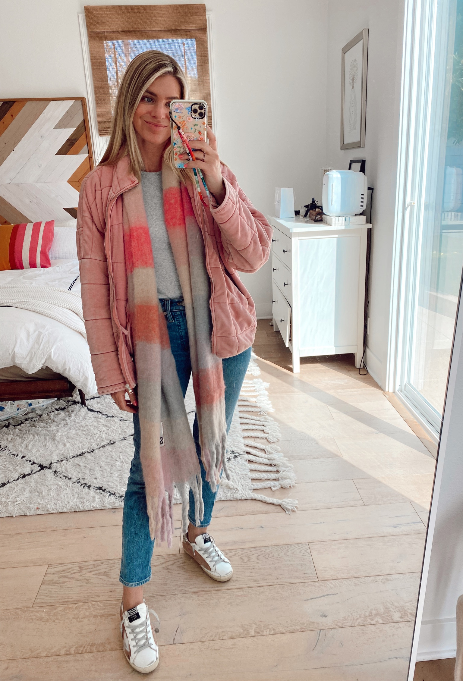 Forever 21 quilted jacket and a acne studios scarf  

#LTKstyletip #LTKSeasonal #LTKunder50