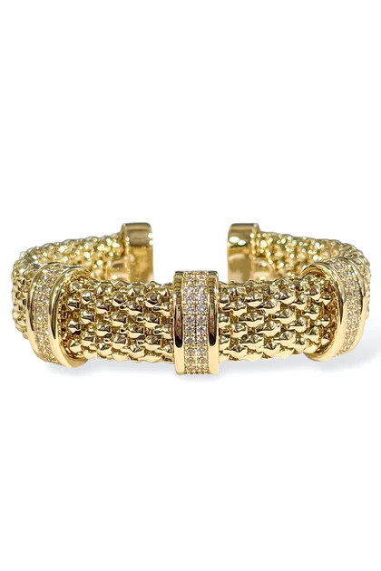 Going Out Gold Cuff Bracelet | The Willow Tree