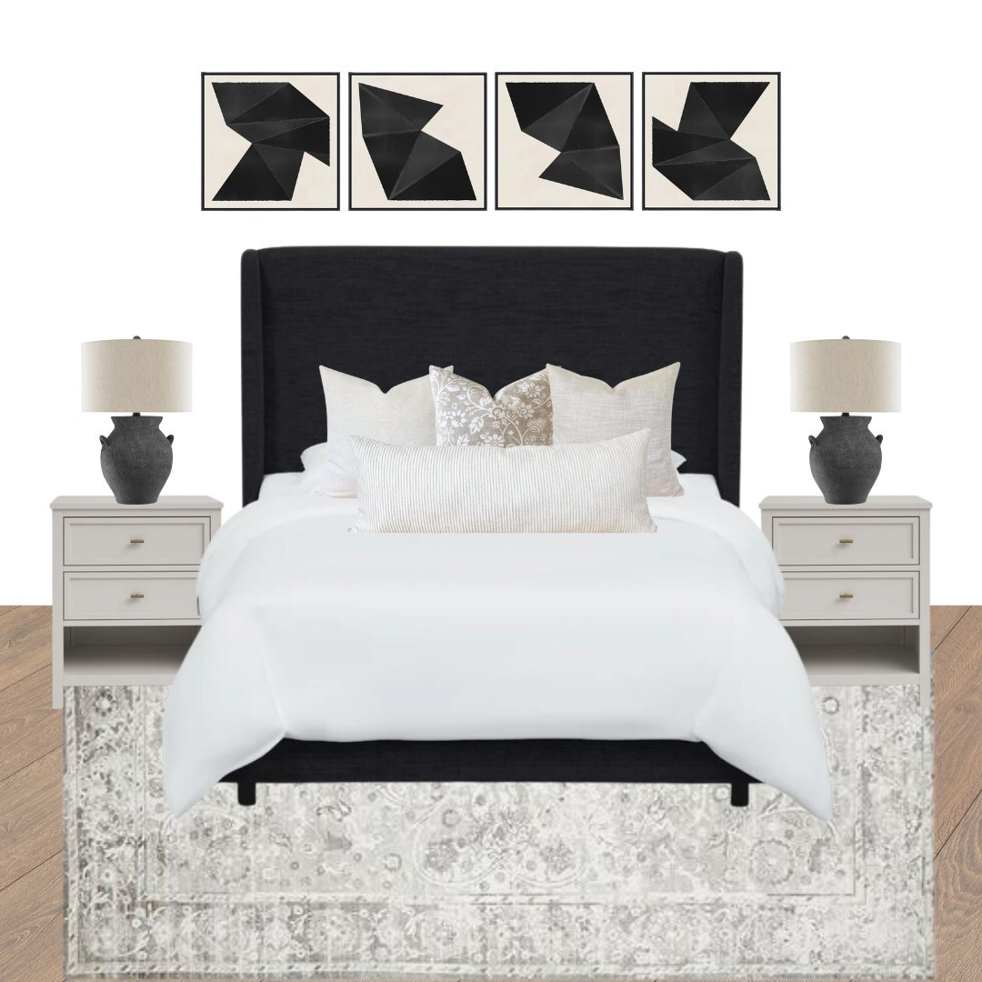 Bedroom ideas, bedroom inspiration, bedroom decor, bedroom mood board, bedroom inspo, interior decor, interior design, master bedroom, primary bedroom, upholstered bed, bedroom design, bedroom decor, bedroom interior

#LTKhome