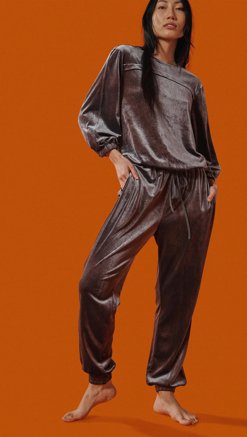 Drawstring Jogger in Charcoal | Toccin