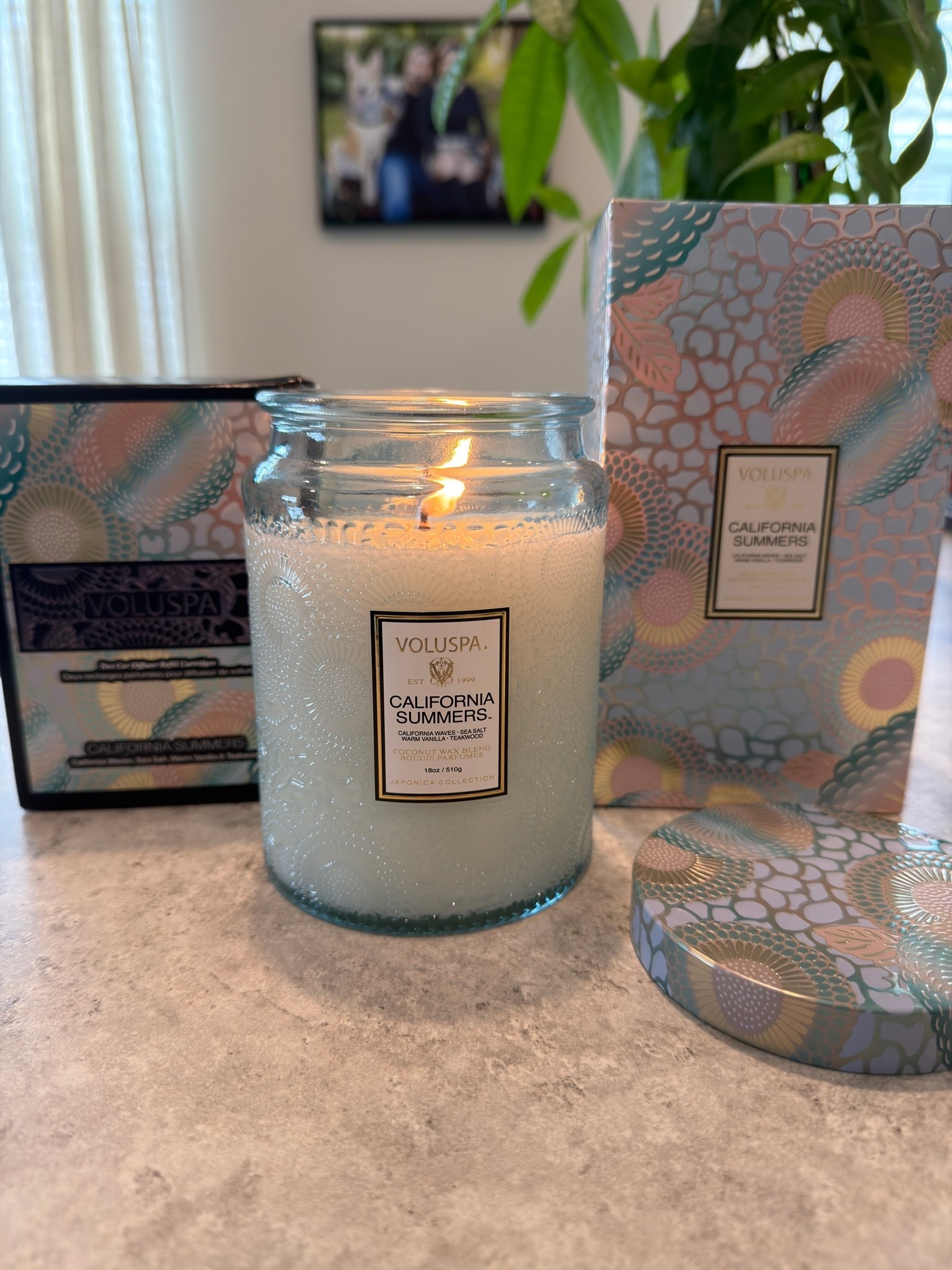 Restocked my favorites from @Voluspa California Summers candle, car diffuser and reed diffuser. 🌊

#LTKSeasonal #LTKHome #LTKU