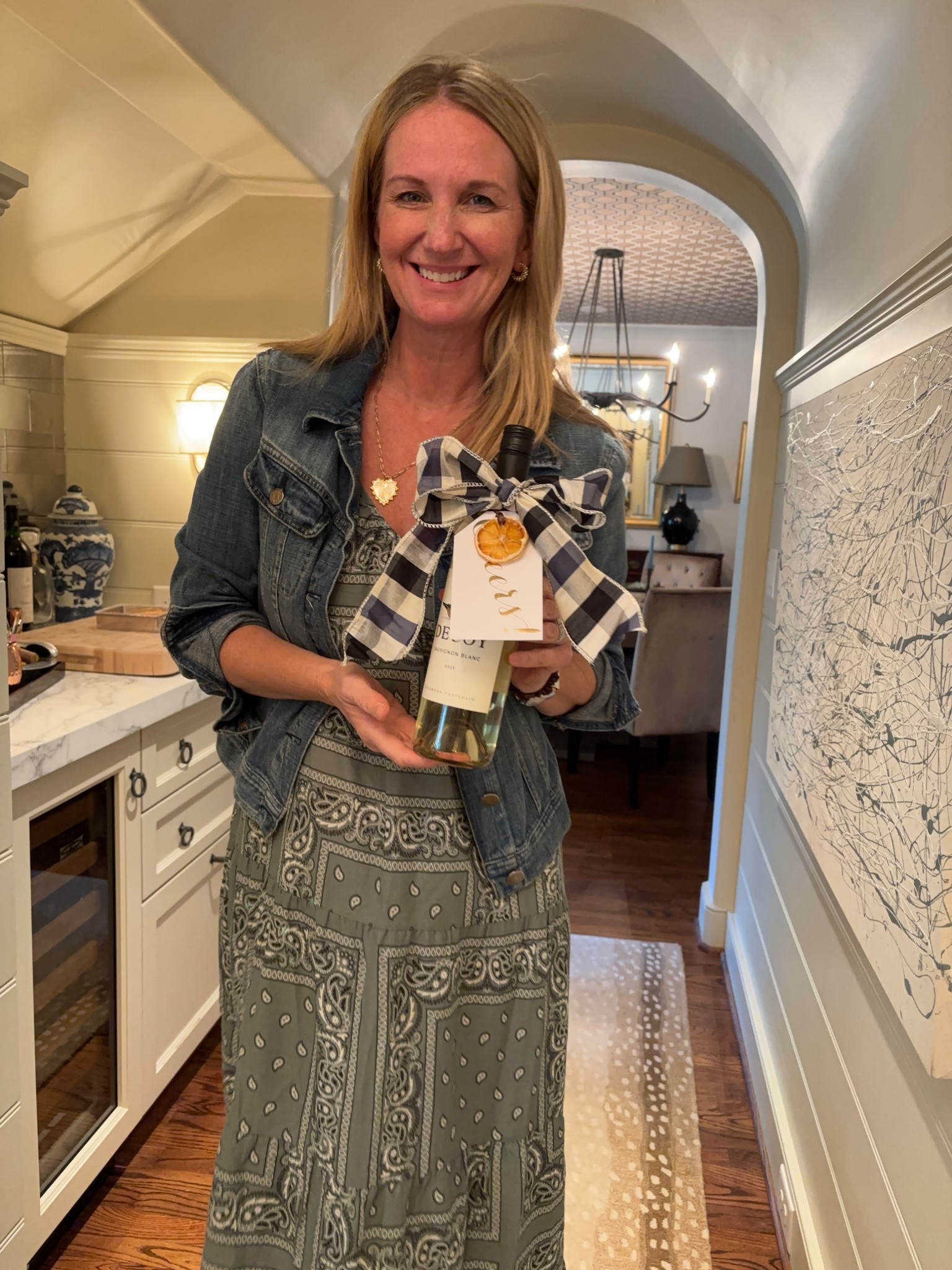 On the tenth day of Ralph Lauren a spring - we made a signature hostess gift look!  