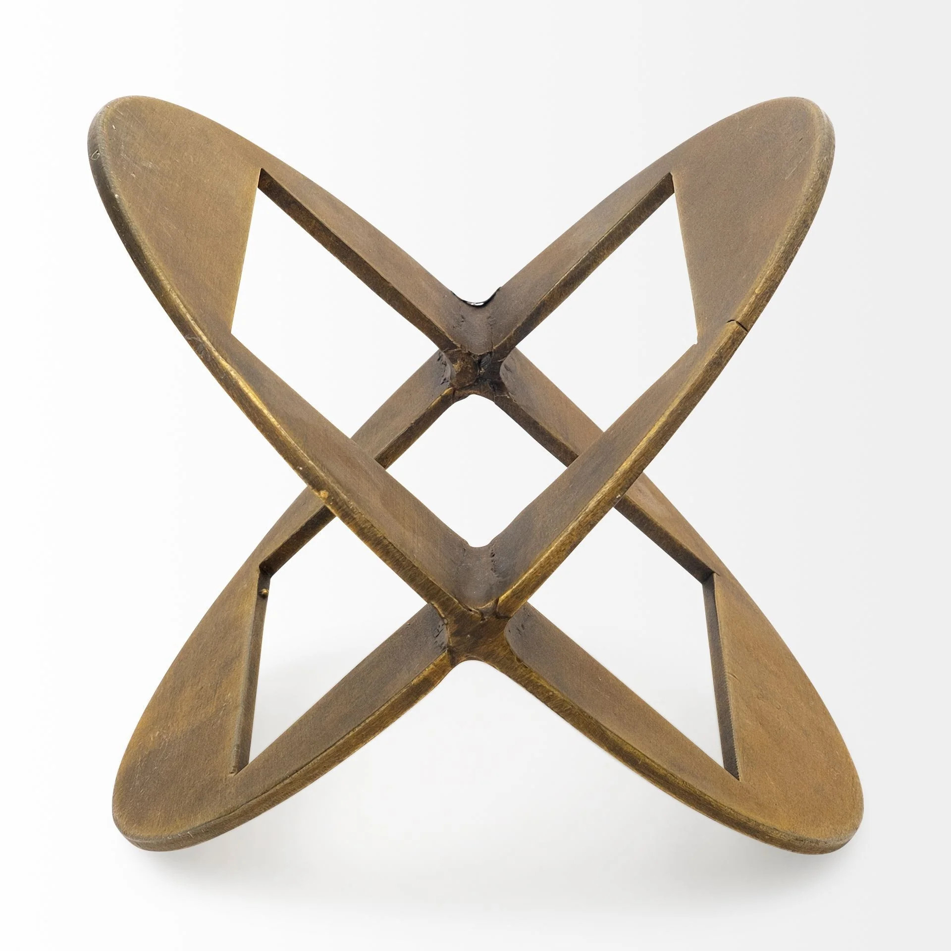 Petite Gold Metal Geometric Decor Piece | Shop Simon
