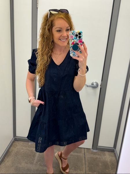 $25 Walmart Time and Tru Women's and Women's Plus Eyelet Mini Dress with Puff Sleeves, Sizes XS-4X

*wearing size small, if in between size down  

#LTKover40 #LTKsalealert #LTKwedding