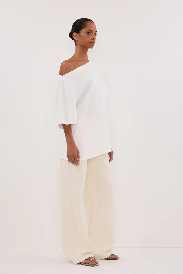 REAGAN 2.0 CREAM SLOUCHY JEAN | DISSH