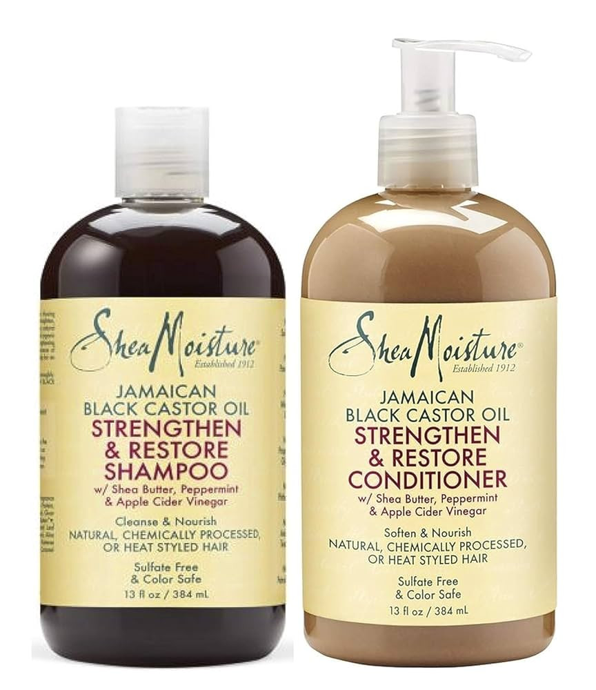 Shea Moisture - Jamaican Black Castor Oil Shampoo & Conditioner Set | Amazon (UK)