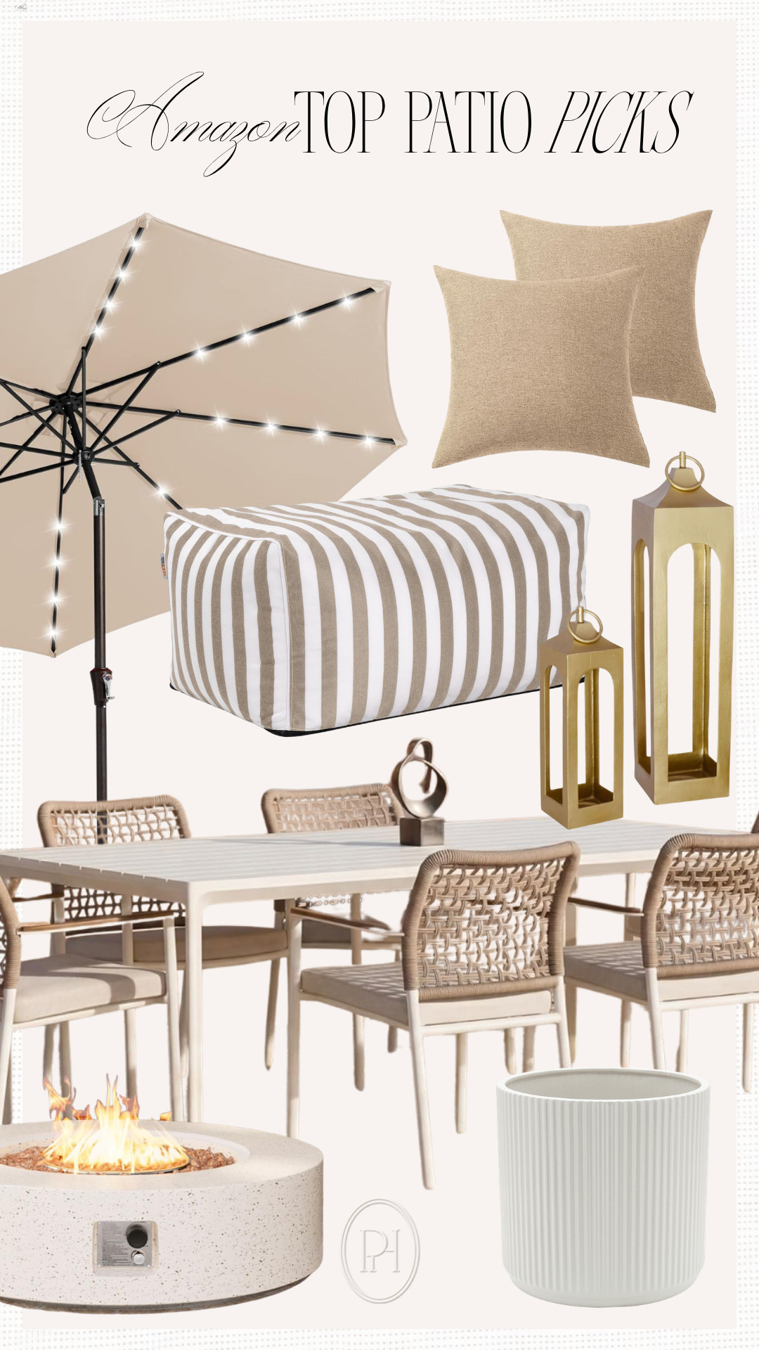 My top picks for the patio on Amazon!

neutral patio, patio decor, outdoor decor, neutral umbrella, patio umbrella, outdoor umbrella, lit umbrella, tan throw pillows, outdoor throw pillows, outdoor lanterns, gold lantern, brass lanterns, outdoor pouf, patio dining table, patio dining chairs, outdoor dining set, outdoor fire pit, outdoor furniture, patio furniture 

 #LTKSeasonal #LTKHome
