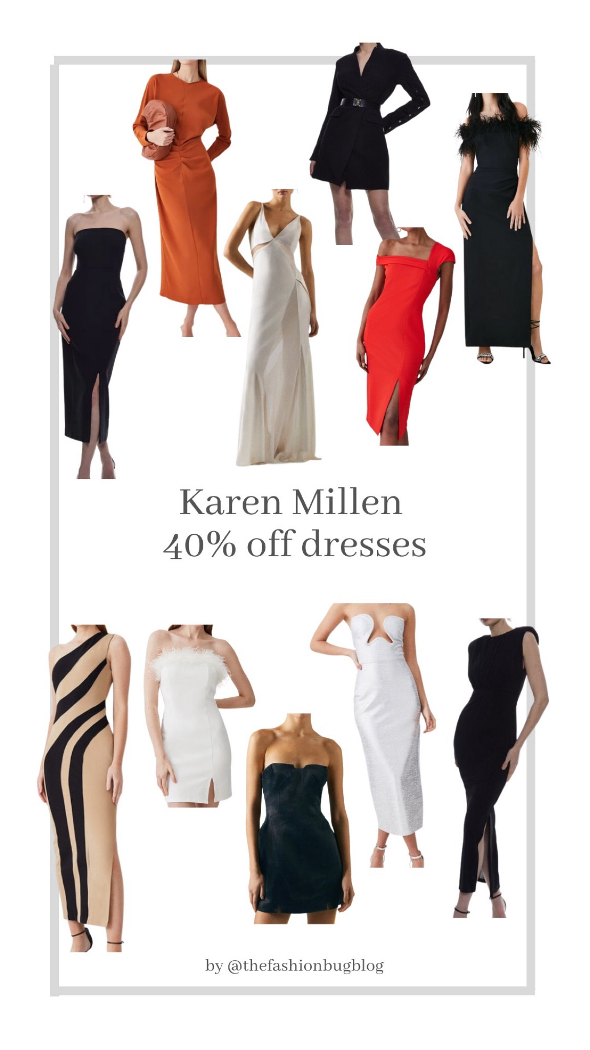 Fave picks from the Karen Millen dresses sale! Evening wear, wedding guest, monochrome, spring fashion, summer dresses, black tie

#LTKstyletip #LTKsalealert #LTKeurope
