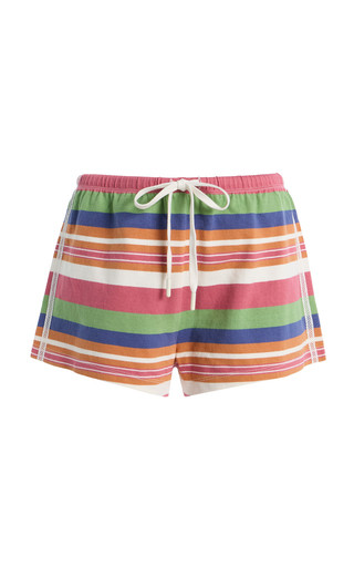 Exclusive Polly Striped Cotton Shorts | Moda Operandi (Global)