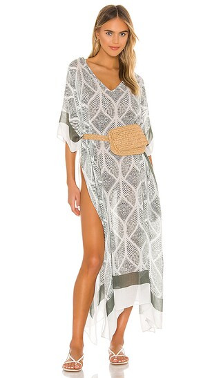 Kate Caftan in Chalk | Revolve Clothing (Global)