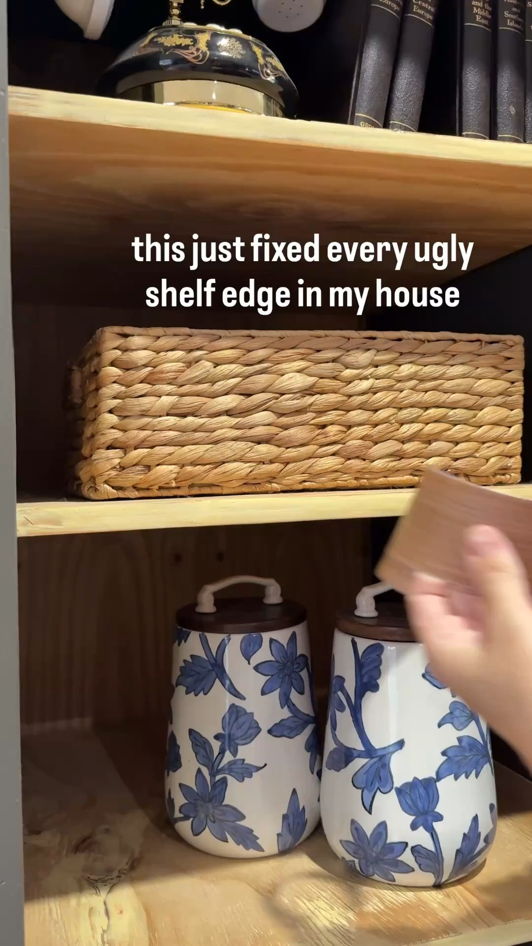fixed every ugly shelf in my house! ￼

#LTKvlog #LTKmomlife #LTKHome
