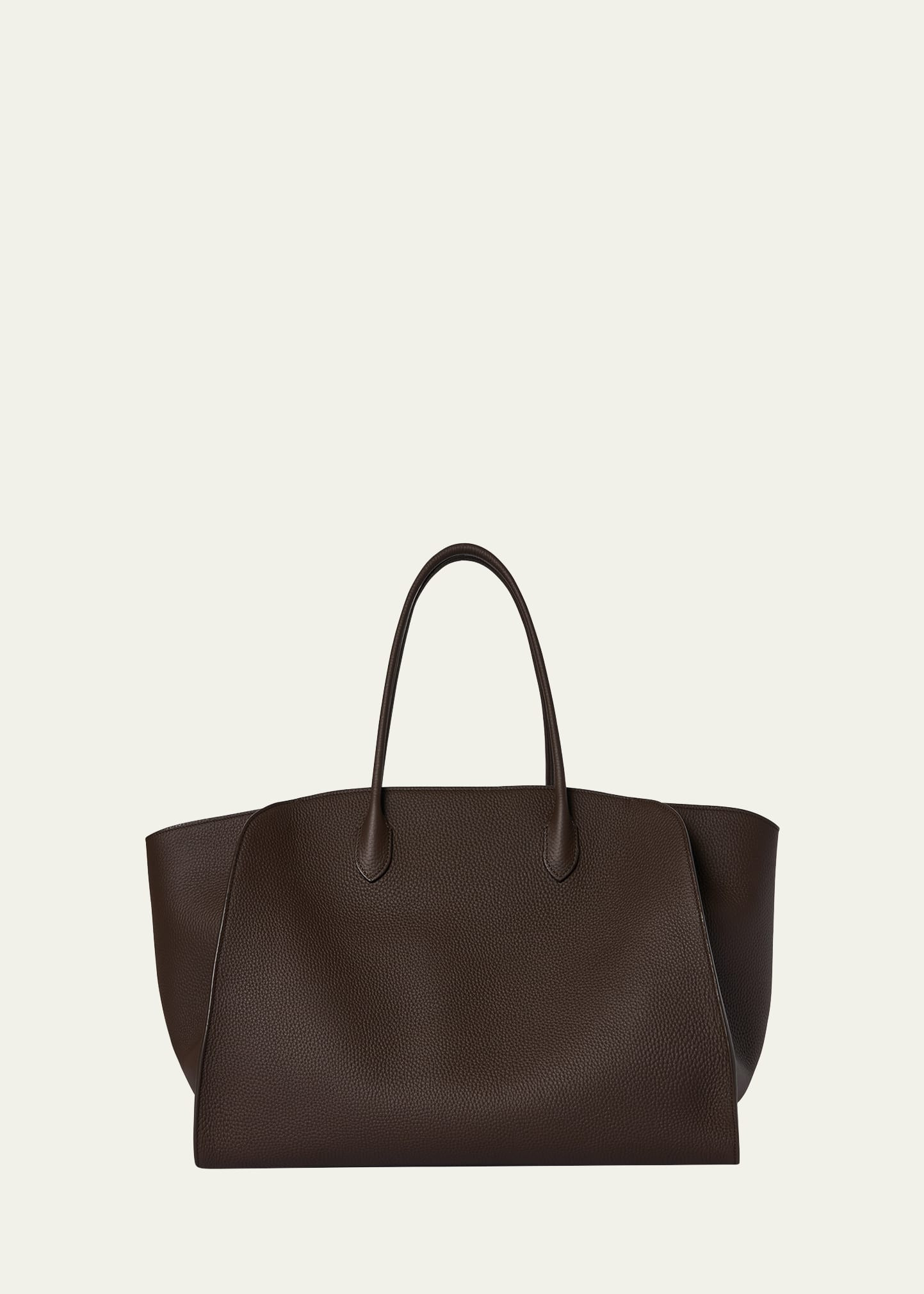 THE ROW Marlo 17 Matte Grain Leather Tote Bag | Bergdorf Goodman