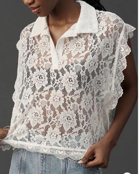 Under $100! Lace vest, Anthropologie 

#LTKFindsUnder100 #LTKSeasonal