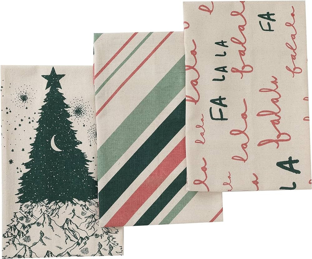 Folkulture Christmas Kitchen Towels or Dish Towels for Kitchen, 20 x 26 Inches Modern Tea Towels ... | Amazon (US)