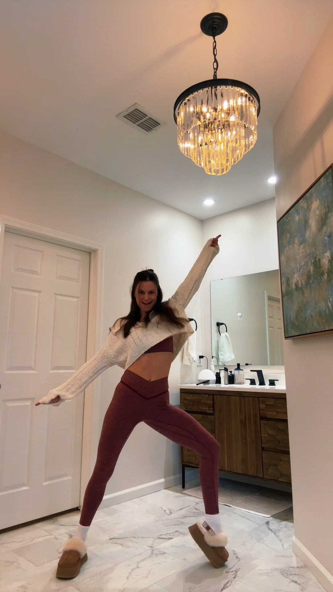 Wearing small in the vitality set!