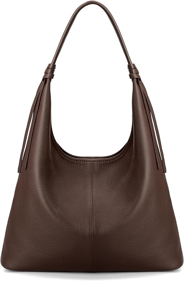befen Genuine Leather Slouchy Hobo Purses for Women, Top Grain Real Leather Tote Handbags Shoulde... | Amazon (US)